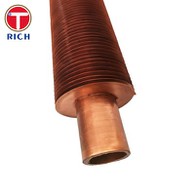 Tiub sirip tembaga kaki 'l'